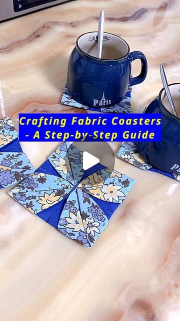 All Girls' Things on Instagram: "Crafting Fabric Coasters- A Step-by-Step Guide #coasters #teacoaster #watercoaster #FabricCoasters #diyhacks #timelessstyle #diygiftsandcrafts  #sewingtutorial #craftingtogether #patchworklovers #CraftingCommunity #fabriccraft #NationalCreativityDay #beginnersewing #makingvideo #crafts #selfimprovementdaily #handcraft #howto #patchworkdesign #sewinghacks #Handmade #satisfyingvideosdaily" Coaster To Sew, Easy Quilted Coasters, Diy Fabric Coasters Easy, Easy Coasters To Sew, Fabric Coasters Tutorial, How To Sew Coasters, Scrap Fabric Coasters, Fabric Coasters Pattern, Christmas Coasters Fabric