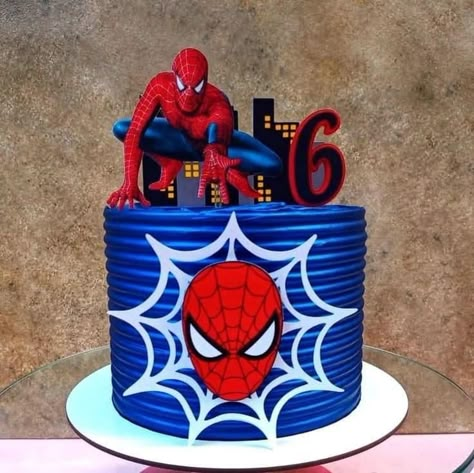 Spiderman Cake Ideas, Diy Cake Topper Printable, Spiderman Cakes, Hulk Birthday Cakes, Cake Spiderman, Spiderman Theme Party, Spiderman Birthday Party Decorations, Spiderman Cake Topper, Cake Designs For Kids