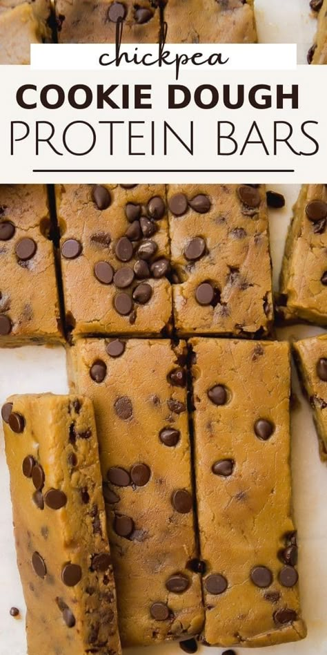 Grain Free Protein Bar, Nut Free Protein Bar Recipes, Protein Bars Nut Free, 4 Ingredient Protein Bar, Chickpea Protein Cookie Dough, Chickpea Protein Bars, Nut Free Protein Snacks For Kids, Homemade Protein Bars Without Peanut Butter, Chickpea Protein Bar