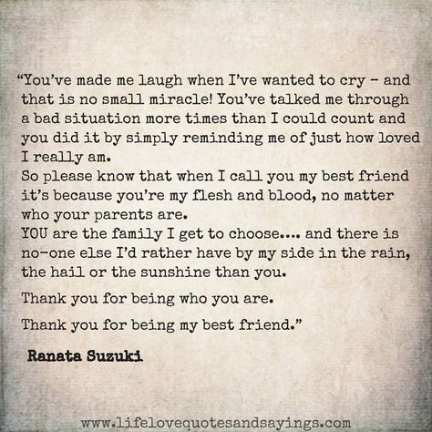 "I don’t take the title ‘Best Friend’ lightly. If I bestow it upon you it’s because you are quite literally the best human being I know… My Best Friend Quotes, Goodbye Quotes For Friends, Letter To Sister, Ranata Suzuki, Letter To Best Friend, Friendship Relationship, Goodbye Quotes, Best Friend Quotes Meaningful, Birthday Quotes For Him