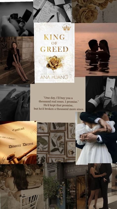 King Of Green Aesthetic, King Of Greed Book Aesthetics, King Of Greed Book, Fae Art, Book Collage, Book Tok, Romance Series Books, Dark Books, Series Books