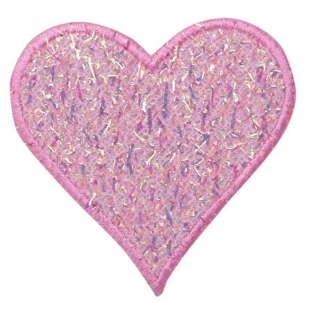 Size is approx. 2 3/4 " x 2 3/4" (6.985cm) Can be sewn or ironed on. Great for hats, bags, clothing, and more! High quality, detailed embroidery applique. Size: 2-3/4" x 2-3/4".  Color: Pink.  Pattern: embroidered. How To Make Iron, Patches Design, Heart Applique, Heart Confetti, Pink Confetti, Heart Patches, Iron On Applique, Appliqué Patch, Valentine Heart