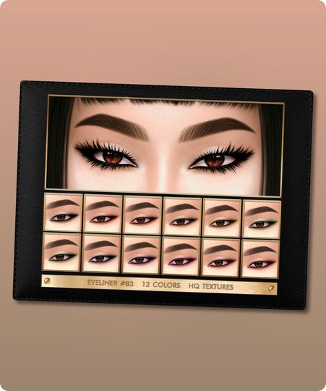 Sims 4 Eyeliner CC: Jul Haos Eyeliner  83 Sims 4 Cc Clothes Female Makeup, Sims 4 Cc Makeup Eyeliner, Cc The Sims 4 Makeup, Sims 4 Cc Makeup Eyeshadow, Sims 4 Cc Eyeliner, Sims 4 Cc Eyeshadow, Sims 4 Eyeshadow, Eyeliner Under Eye, Eyeliner Colors