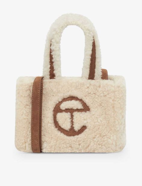 Telfar X Ugg, Telfar Logo, Telfar Bags, Western Outfits Men, Suede Tote Bag, Suede Tote, Brown Shoulder Bag, Shopper Tote, Mini Tote