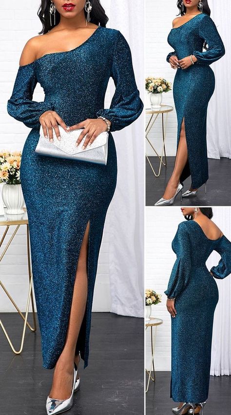 Dresses Classy Elegant, Lace Dress Classy, Dinner Gowns, Classy Gowns, Dresses Holiday, Lace Gown Styles, Dinner Dress Classy, Lace Dress Styles, African Wear Dresses