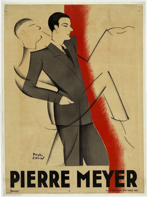 Pierre Meyer, affiche Paul Colin, 1930 | Le Salon de la Mappemonde | Flickr Theater Poster, Art Eras, Mens Fashion Illustration, Art Nouveau Poster, French Poster, Theatre Poster, E Photo, Art Deco Posters, Ad Art