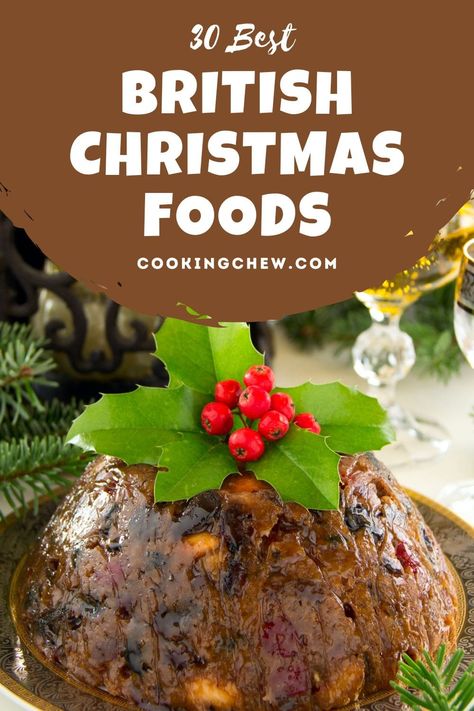 Victorian Christmas Dinner Recipes, Marks And Spencer Christmas Food, Traditional British Christmas Dinner, Victorian Christmas Food, English Christmas Cookies, British Christmas Recipes, International Christmas Recipes, English Christmas Recipes, British Christmas Food