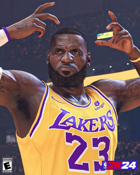 KING JAMES!! Here's your first look at LeBron James in NBA 2k24! I've said it before, and I'll say it again, these player models look amazing! #nba2k24 #nba2k #2k #2k24 #lakers #lebronjames Lakers Players, Nba 2k24, Lebron James Wallpapers, King Lebron James, Best Nba Players, Lebron James Lakers, Kobe Bryant Family, King Lebron, Ea Sports