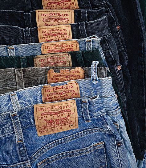 different color levi jeans collection Levis Aesthetic, Levi Strauss & Co, Levi’s 501, Levi Strauss, Vintage Jeans, Rock Revival Jean, Quality Clothing, Levi Jeans, My Style