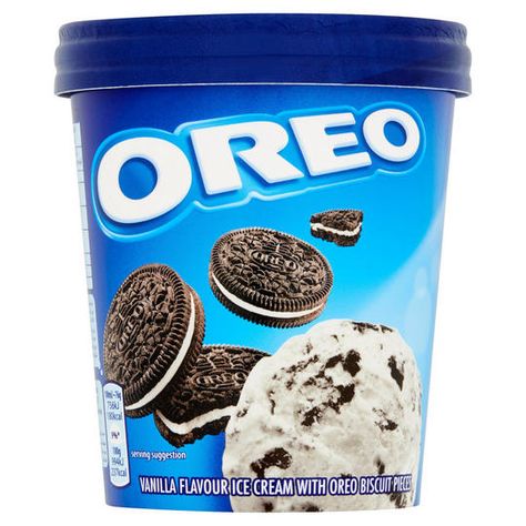 Turkish Snacks, Ice Cream Tub, Oreo Biscuits, Chilled Desserts, Oreo Flavors, Ice Cream Tubs, Oreo Ice Cream, Baby Moses, Fruit Ice Cream