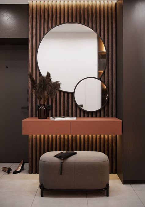 Long Mirror In Bedroom, Small Toilet Decor, Modern Dressing Table Designs, Vstupná Hala, Stylish Living Room Furniture, Long Mirror, Interior Design Gallery, Dressing Table Design, Living Room Decor Inspiration