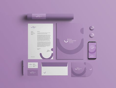 Rubio Stationary Set Design, Stationary Design Inspiration, Stationery Set Design, Dentist Branding, Stationary Business, Agency Design, Stationary Branding, Corporate Stationery, Business Stationary