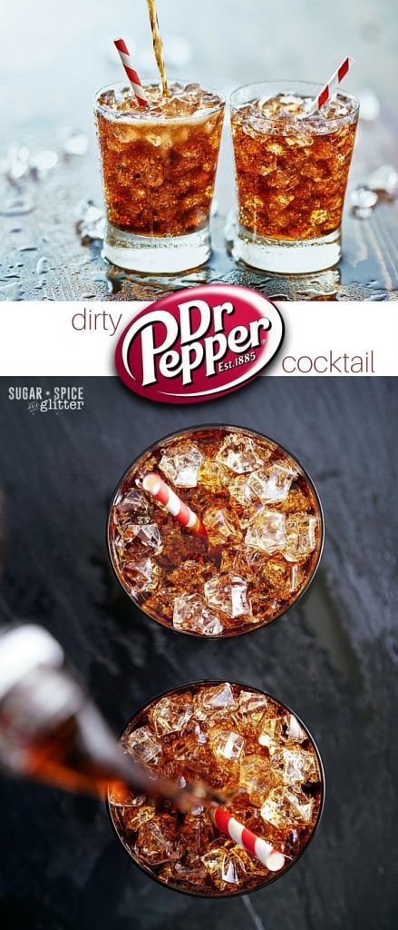 A fun summer drink takes just like Dr Pepper, this Dirty Dr Pepper Cocktail is refreshing and smooth with a hint of caramel and cinnamon that makes it the perfect crowd-pleasing cocktail. Camping Party Food Ideas, Dr Pepper Cocktail, Camping Party Food, Dirty Dr Pepper, Pepper Cocktail, Cointreau Cocktail, Campari Cocktail, Spiced Cocktail, Fun Summer Drinks