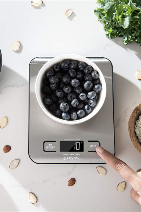 Digital Grams and Ounces for Weight Loss, Baking, Cooking, Keto and Meal Prep, LCD Display, Medium, 304 Stainless Steel Modern Kitchen Gadgets, Digital Weight Scale, Amazon Kitchen Gadgets, Popular Kitchens, Food Scale, Cooking Games, Cooking Gadgets, Digital Scale, Cool Kitchen Gadgets