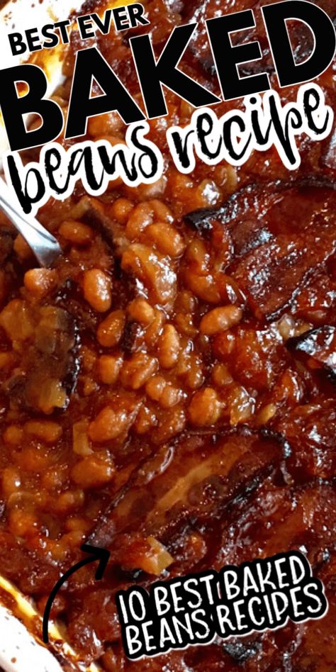 Best Ever Baked Beans, Bbg Recipes, Baked Beans Recipes, Homemade Baked Beans Recipe, Bake Beans, Southern Baked Beans, England Recipes, Barbecue Sauces, Magical Fruit