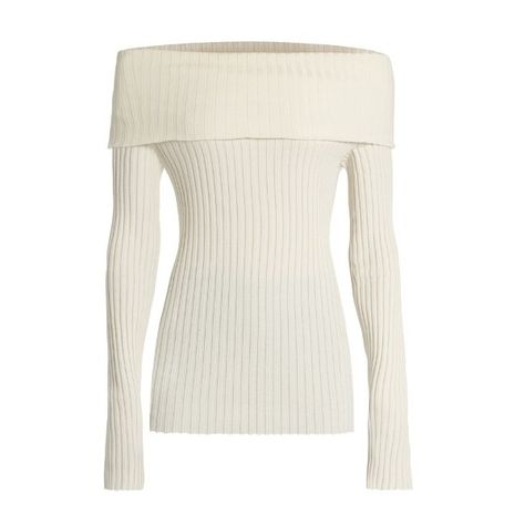 The Row Tulah silk-blend sweater ($1,190) ❤ liked on Polyvore featuring tops, sweaters, shirts, blouses, ivory, off shoulder shirt, white shirt, white off the shoulder shirt, winter white sweater and white long sleeve shirt White Off The Shoulder Sweater, White Off Shoulder Top, White Long Sleeve Sweater, White Off The Shoulder, Off The Shoulder Sweater, Off Shoulder Shirt, Ivory Sweater, White Long Sleeve Top, White Long Sleeve Shirt