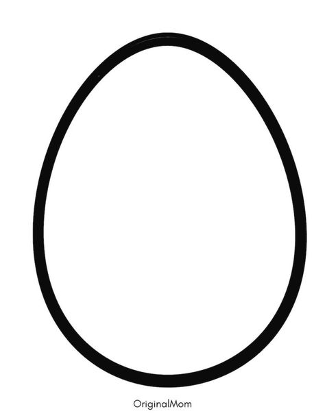 Free Printable Easter Egg Template PDF great for Kids Easter Egg crafts this spring. Egg Pattern Template, Easter Egg Ideas For Kids, Easter Eggs Printable Free, Easter Egg Pictures Free Printable, Egg Stencil Free Printable, Easter Egg Print Out, Free Easter Templates Printables, Free Egg Template Printable, Easter Egg Cutouts