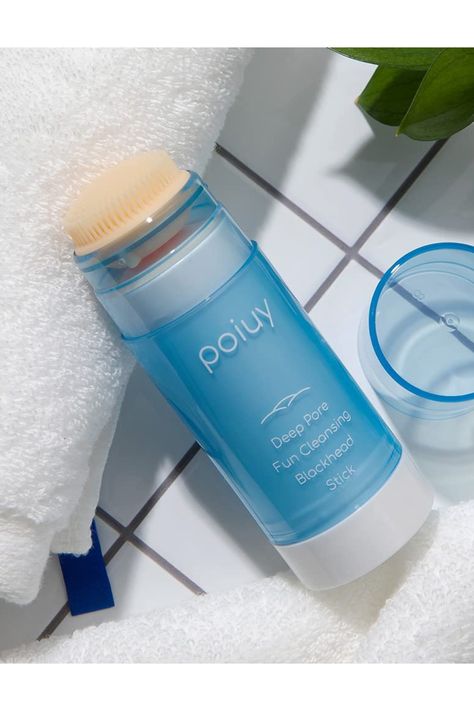 Introducing the Poiuy Deep Pore Fun Cleansing Blackhead Stick! 🌟 From Korea, this gentle solution banishes blackheads without squeezing or pulling. Featuring a scrub stick with a built-in non-toxic silicone brush, it's perfect for sensitive skin. 🌿 Simply apply, wet the brush, lather, rinse, and enjoy clean pores! ✨ #Poiuy #BlackheadStick #KBeauty 🇰🇷 Silicone Brush, Clean Pores, K Beauty, Blackheads, Sensitive Skin, Built In, How To Apply, Skin, Beauty