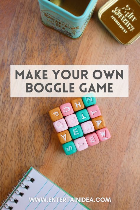 Boggle Game, Pottery Games, Old Candle Jars, Board Games Diy, Clay Box, Board Game Pieces, Polymer Clay Gifts, Beginner Pottery, Clay Diy Projects