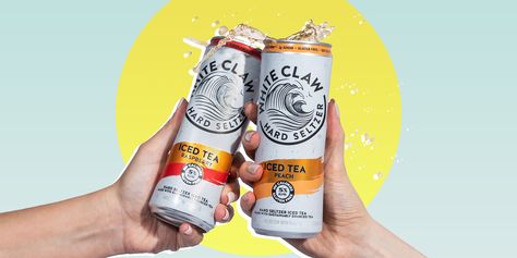 Beer Campaign, Healthy Alcohol, White Claw Hard Seltzer, Iced Tea Cocktails, Strawberry Guava, Peach Ice Tea, White Claw, Tea Cocktails, Hard Seltzer