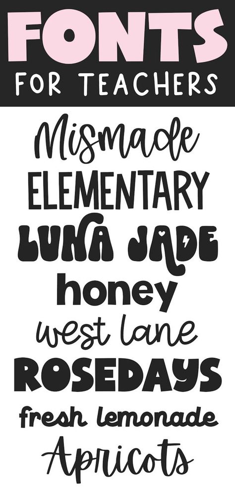 Teaching Fonts Fonts For Cricut Vinyl, Classroom Decor Bulletin Boards, Canva Classroom, Font Styles Handwriting, Fonts For Teachers, Popular Cricut, Handlettering Fonts, Cursive Handwriting Fonts, Teacher Fonts