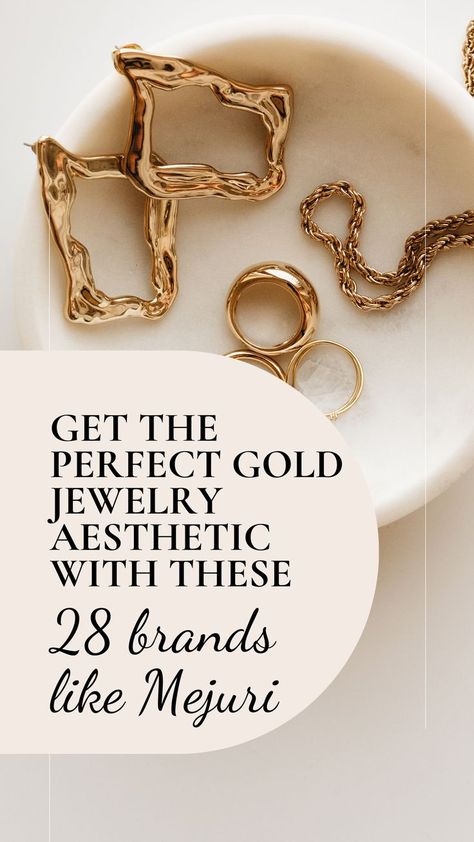 Gold Jewelry Outfit, Mejuri Rings, Gold Jewelry Aesthetic, Satya Jewelry, Gold Jewelry Outfits, Jewelry Photoshoot, Jenny Bird, Jewelry Aesthetic, Jewelry Brands