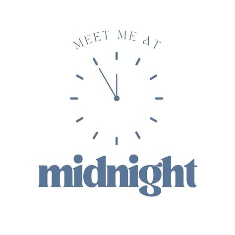 Meet Me At Midnight Taylor Swift, Meet Me At Midnight Wallpaper, Embroidering Canvas, Midnight Clock, Midnight Design, Midnights Album, Meet Me At Midnight, Midnights Era, New Year Art