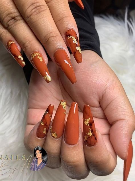 45+ October Nails To Inspire You This Fall | 2021 Fall Nail Trends Thanksgiving Nail Designs, Orange Nail, October Nails, Fall Nail Art Designs, Cute Nails For Fall, Fall Acrylic Nails, Thanksgiving Nails, Nails Fall, Fall Nail Art