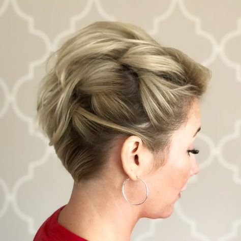 Pixie Updo, Hairstyle For Prom, Formal Hairstyles For Short Hair, Hairstyle For Short Hair, Cute Prom Hairstyles, Hairstyle For Short, Prom Hairstyle, Formal Hair, Prom Hairstyles For Short Hair