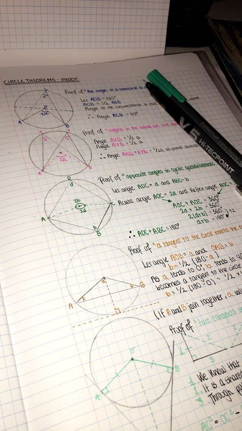 Maths Circle Theorem, Circle Geometry Notes, Circle Theorems Notes, Euclidean Geometry Notes Grade 11, Circle Math Geometry, Euclidean Geometry Notes, Circles Geometry, Maths Project, Circle Theorems