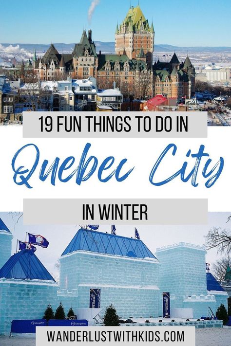 Quebec City is magical anytime of the year, and there are many fun Quebec City winter activities to do! Here are the best things to do in Quebec City in the winter, including plenty of ideas if you are visiting Quebec City with kids in the winter. Quebec City With Kids, Ice Skating Outdoors, Quebec City Winter, Things To Do In Quebec, Quebec Winter, Quebec City Canada, Winter Carnival, America And Canada, Quebec City