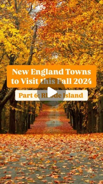 Lists & Luggage on Instagram: "Towns to visit this fall in Rhode Island 🍂 💫 #fall #NewEngland #FallinNewEngland #fallrhodeisland #thingstodoinrhodeisland" Rhode Island Fall, New England Travel, New England Fall, England Travel, Fall 2024, Rhode Island, New England, Things To Do, England