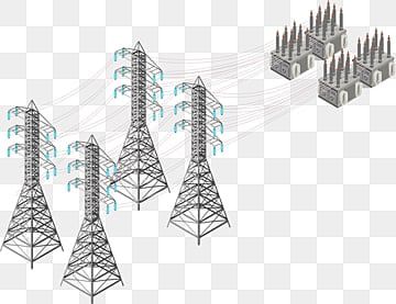 Grid Vector, Transmission Tower, Power Tower, Transmission Line, Line Vector, Bathroom Designs, Line Illustration, High Voltage, Free Vector Graphics