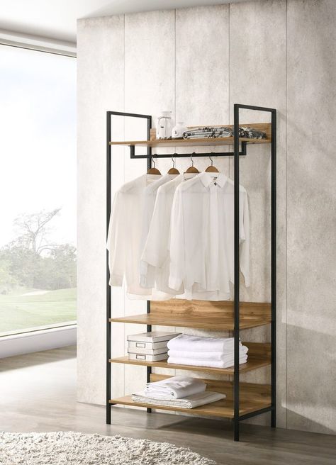 Industrial Wardrobe, Clothes Storage Systems, Wardrobe Systems, Open Wardrobe, Open Closet, Sliding Wardrobe, Clothes Rail, Closet System, Hanging Rail