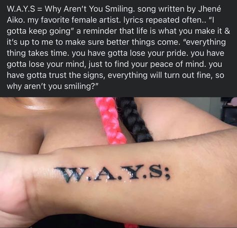 Ways Meaning Tattoo, Palm Size Tattoos Ideas For Black Women, Meaningful Tattoos For Women Symbols, W.a.y.s Tattoo, Cutesie Tattoos, Small Inner Arm Tattoos For Women, Hand Tattoos Cute, Tiny Tats With Meaning, Ways Tattoo