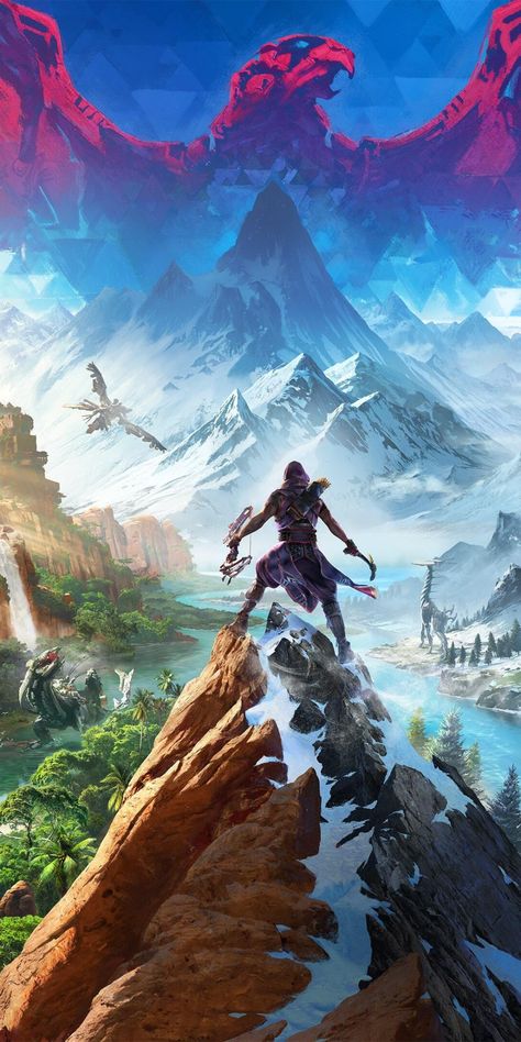 Download wallpaper 1080x2160 horizon call of the mountain, on peak of mountain, 2023 gaming, honor 7x, honor 9 lite, honor view 10, 1080x2160 hd background, 29408 Horizon Zero Dawn Wallpaper, Hack And Slash, Mountain Wallpaper, Horizon Zero Dawn, Keys Art, Digital Trends, Main Game, Matador, Alter Ego