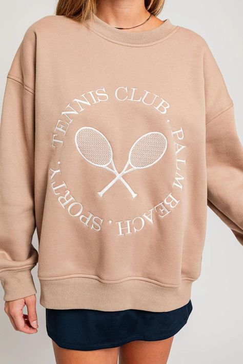 Tennis Club Palm Beach Sport Sweatshirt, Tennis Shirts, Country Club Sweatshirts, Tennis Club Shirts, Final Swing Tennis - Etsy Beach Sport, Tennis Club, Club Sweatshirts, Tennis Clubs, Tennis Shirts, Sports Sweatshirts, Club Shirts, Country Club, Palm Beach