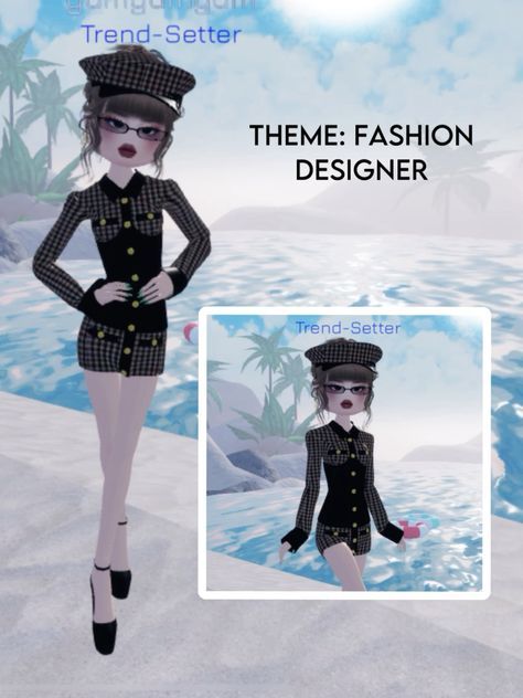 Vogue Dress To Impress, Fashion Designer Dress To Impress, 2020 Dress To Impress, Aesthetic Roblox Royale High Outfits, Vogue Dress, Fashion Design Dress, Royale High, Trend Setter, Fashion Designer