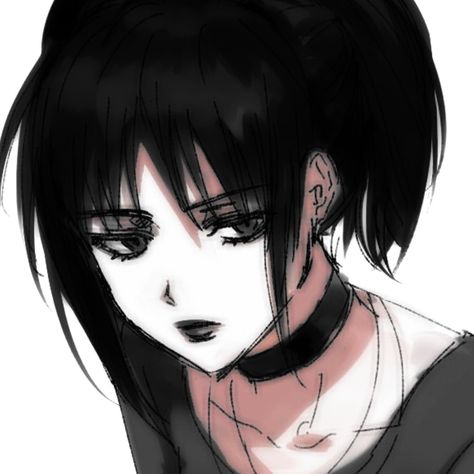 //mikasa | goth mikasa; attack on titan Anime Goth, Arte Grunge, Eren X Mikasa, Karakter Disney, Gothic Anime, Anime Monochrome, Anime Profile, Cartoon Icons, Attack On Titan Anime