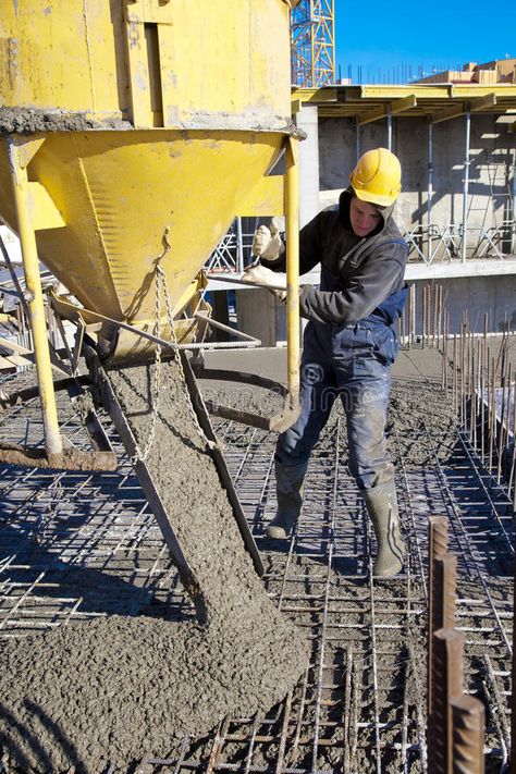 Construction worker pouring concrete. Builder worker in hard helmet and uniform , #Affiliate, #concrete, #Builder, #pouring, #Construction, #worker #ad Gifts For Construction Workers, Concrete Aesthetic, Civil Engineering Books, Old Man Pictures, Civil Engineering Projects, Construction Images, Black Lives Matter Art, Delivery Pictures, Construction Workers