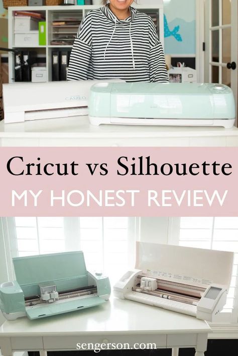 Cricut Vs Silhouette Cameo, Cricut Vs Silhouette, Cricut Cutouts, Silhouette Cameo 2, Silhouette Curio, Silhouette Tutorials, Crafts Room, Tennis Gifts, Cricut Explore Air 2