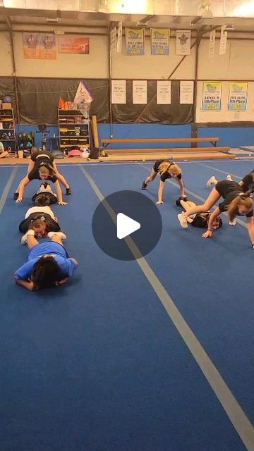 Charlotte Homeschool Cheer on Instagram: "Just warming up 🤣  #warmups #games #teambuilding #teambonding #icebreaker #conditioning #cheerleading #newteam #newseason #season7" Cheer Practice Warm Up Routine, Fun Games For Cheer Practice, Cheer Team Bonding Games, Cheer Games For Practice, Cheer Party Games, Team Bonding Activities Cheerleading, Cheer Team Bonding, Cheerleading Conditioning, Team Bonding Ideas