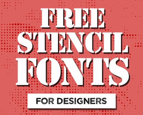 16 Best Free Stencil Fonts for Designers #freefonts #stencilfonts #bestfonts… Craft Painting Ideas, Sign Lettering Fonts, Free Stencils Printables Templates, Letter Stencils Printables, Stencils Printables Templates, Free Stencil Maker, Free Stencils Printables, Sign Fonts, Stencil Maker