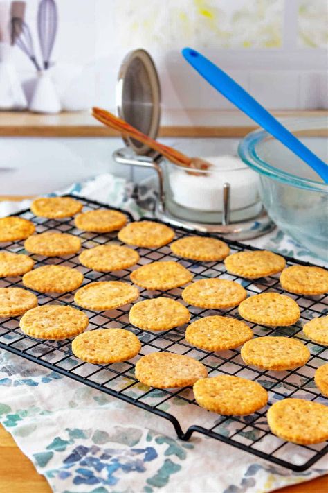 Homemade Ritz Cracker Recipes, Diy Ritz Crackers, Chicken In A Biskit Crackers Recipe, Homemade Club Crackers, Homemade Butter Crackers, Ritz Crackers Recipes, Homemade Ritz Crackers, Homemade Crackers Recipe, Real Food Meal Plan