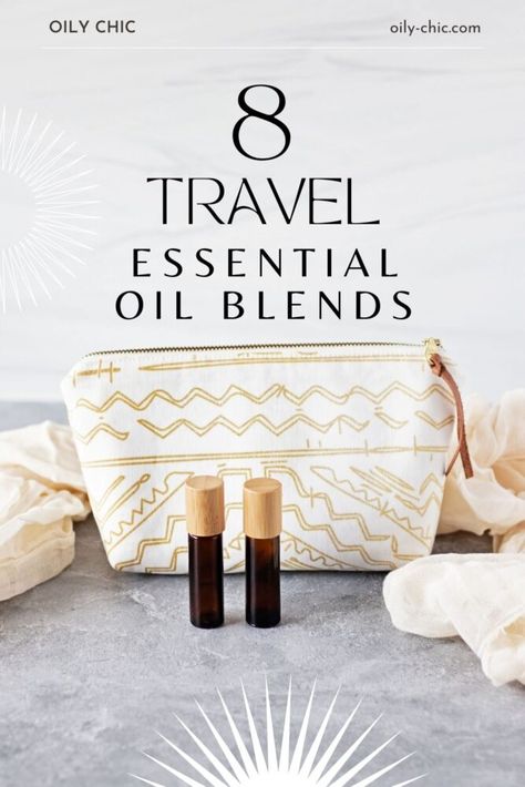 Here are the best essential oil blends for travel to put together for your next trip with easy diffuser and roller blend recipes! Oils For Diffuser, Essential Oil Lip Balm, Essential Oil Blends Roller, Essential Oil Roller Bottle Recipes, Roller Bottle Recipes, Roller Bottle Blends, Young Living Essential Oils Recipes, Lip Balm Recipes, Essential Oils For Sleep