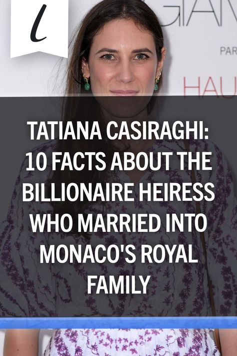 Marrying into a European royal family can seem like a harrowing experience, but Tatiana Casiraghi makes it look easy. Ever since the billionaire heiress tied the knot with Princess Caroline of Monaco's son, Andrea Casiraghi, in 2013, she has nailed her position as royal consort. #Monaco #Casiraghi Tatiana Casiraghi, Monaco Princess, Andrea Casiraghi, Monaco Royal Family, Princess Caroline Of Monaco, Caroline Of Monaco, Princess Caroline, Tie The Knots, The Knot