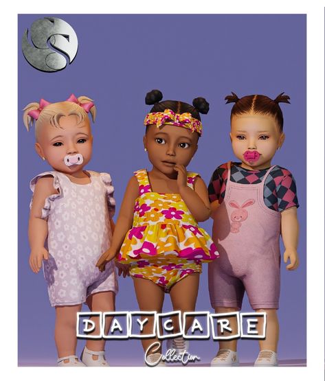 CAMUFLAJE - DAYCARE Infant Collection Teaser (6 items) | Camuflaje Infant Outfits Sims 4, Sims 4 Infant And Toddler Cc, Infant Clothing Cc Sims 4, Sims 4 Infant Pacifier, Sims 4 Infants Clothes, The Sims 4 Infant Cc Clothes, Sims4 Infant Clothes, Sims 4 Infants Cc Clothes, Infant Clothes Sims 4 Cc