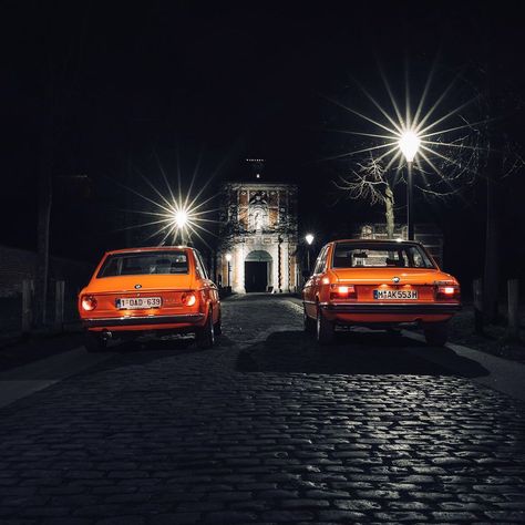 Dennis Noten on Instagram: “Inka Orange brothers - BMW 2000tii Touring and E12 525. 🍊✌️ @nico_i30 @bmwclassic #BMWclassic #BMWe12 #BMW02touring #BMW2000tii…” Bmw E12, Bmw Classic, Bmw 2002, Orange Is The New Black, Fiat 500, Vw Beetles, Mercedes Benz, Motorcycles, Classic Cars