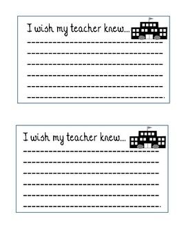 I wish my teacher knew... I wish my classmates knew... I wish to learn this year...Three different ways to learn about your students. These are good get to know you starters for the beginning of the year, but can also be revisited to learn as we go.Font used in license with KG Fonts. This is KG A Th... What I Wish My Teacher Knew About Me, Things I Wish My Teacher Knew, I Wish My Teacher Knew, Kg Fonts, My Classmates, My Teacher, Classroom Community, Getting To Know You, Teacher Store