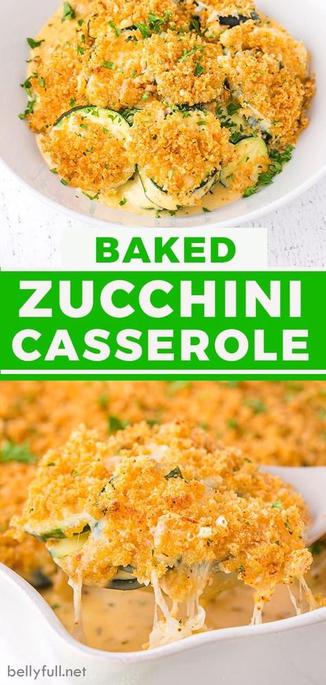 Baked Zucchini Casserole, Zucchini Casserole Recipes, Zucchini Side Dishes, Easy Zucchini Recipes, Fresh Zucchini, Baked Zucchini, Zucchini Casserole, Bake Zucchini, Cheesy Zucchini